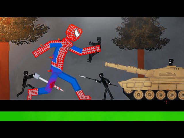 Giant Spider-Man vs Crime on Acid Sea in People Playground