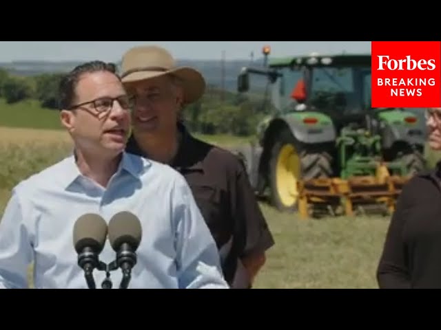 Pennsylvania Governor Josh Shapiro Delivers Remarks On Investments Into State Agriculture
