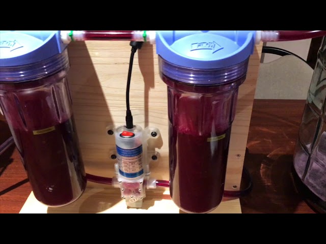 Red Wine Filtration - Dual-Stage 5 + 1 micron Filtration