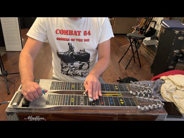 Adam plays Doyle Grisham pedal steel intro to "1982" by Randy Travis