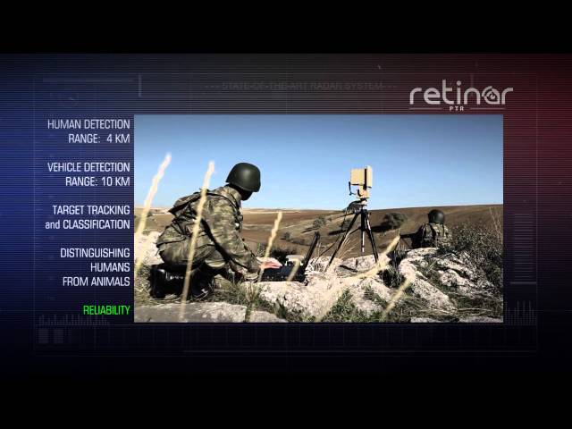 Retinar PTR Perimeter Surveillance Radar