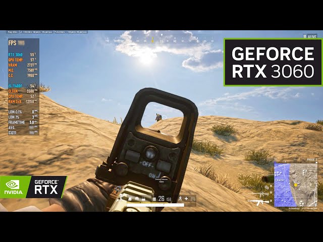 PUBG PC Gameplay ( Low Settings )  - RTX 3060 + i5 11400 [ 200 + FPS ]