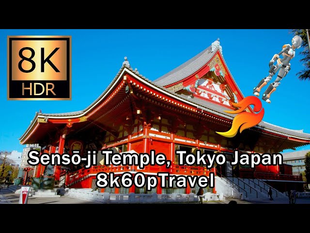 Native 8K - Sensō-ji: Breathtaking Tour of Tokyo's Oldest Temple (ChatGPT subtitles)