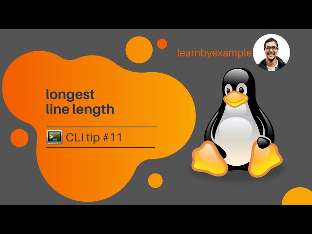 CLI tip 11: longest line length