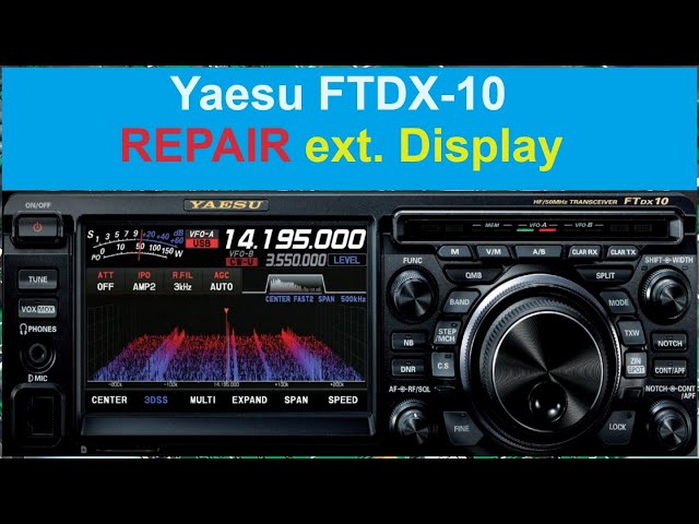 #280 Yaesu FTDX-10 with external display port issues fixed.