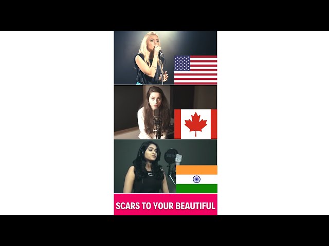Who Sang It Better? Scars To Your Beautiful (Canada, India, USA) #Shorts