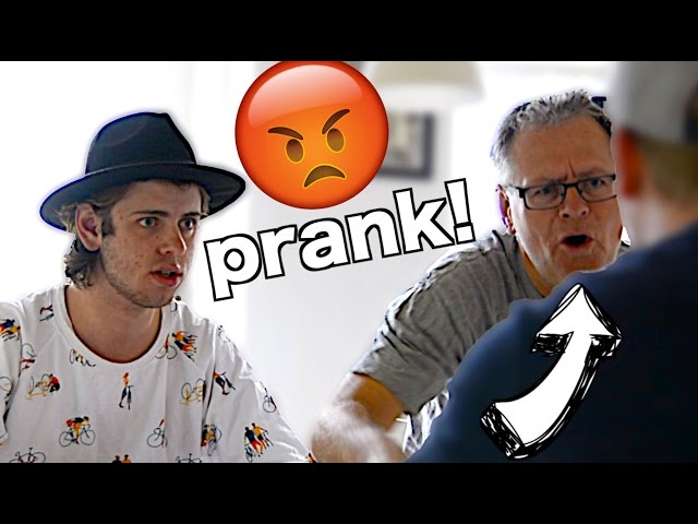 MY DAD GETS ANGRY ON MY FRIEND PRANK!