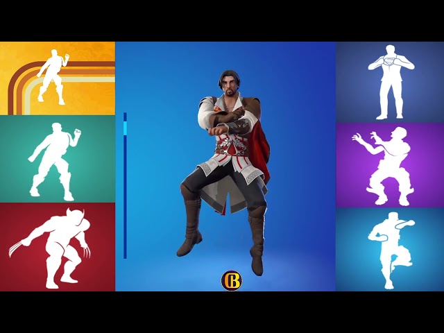 Ezio Auditore Performs All Emotes & Dances in Fortnite