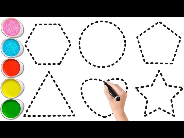 Shapes song nursery rhymes, Shapes drawing for kids, Learn 2d shapes, Preschool, abc, a to z - 556