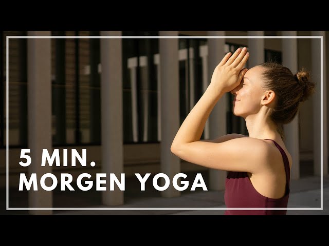 5 Minuten Morgen Yoga | Yoga Morgenroutine 🧘🏼‍♀️ Morning Yoga Flow 5 Minuten