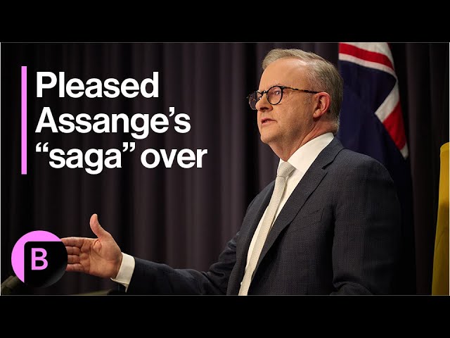 Albanese Speaks After Assange Returns to Australia