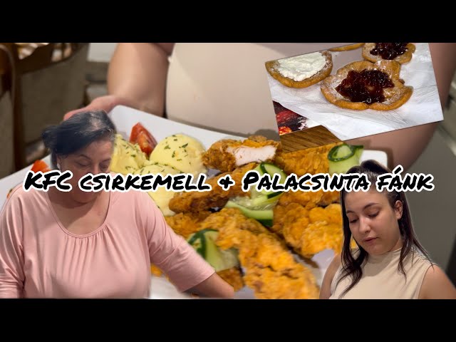 KFC csirkemell házilag 🍗 & Palacsinta fánk 🍩