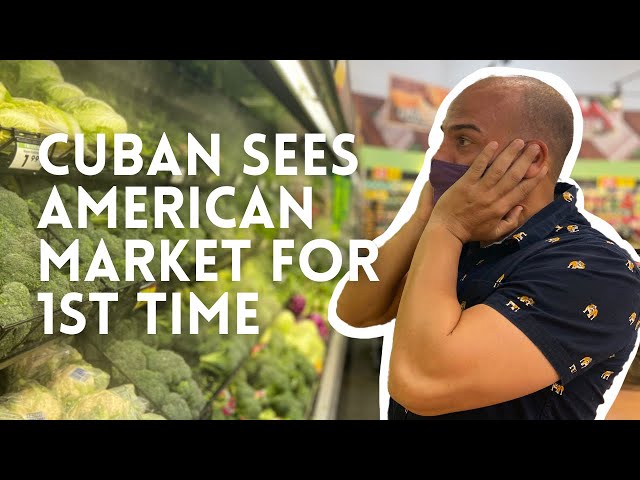 Cuban Goes to American Supermarket for the 1st time- Communism to Capitalism