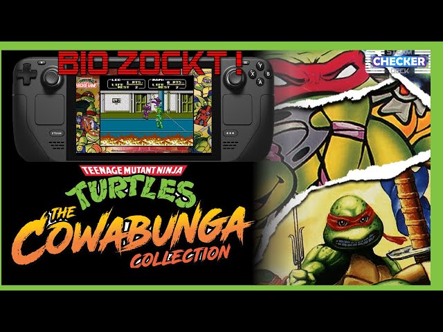 Bio zockt: Teenage Mutant Ninja Turtles: The Cowabunga Collection | Gameplay | Steam Deck