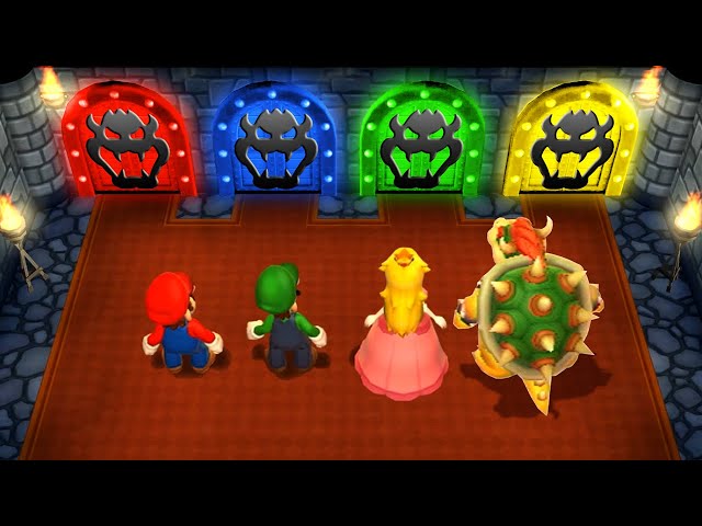 Mario Party 9 Minigames - Mario Vs Yoshi Vs Peach Vs Luigi (Master Difficulty)