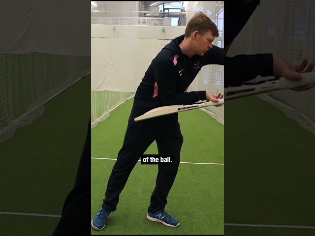Batting TECHNIQUE | Coaching From England Test Cricketer | Weight & Head Distribution #shorts