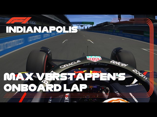 F1 2023 Max Verstappen's Onboard Lap Indianapolis - Assetto Corsa