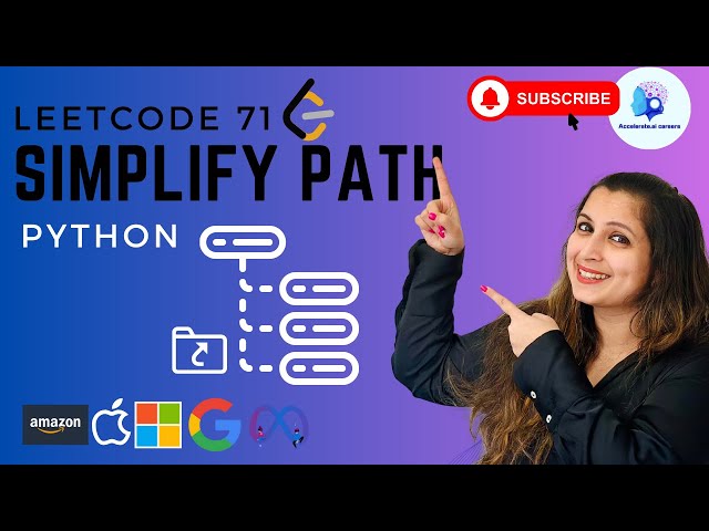 🔥Leetcode 71. Simplify Path | Medium | Python #amazon, #apple, #google, #microsoft, #meta #leetcode🏆