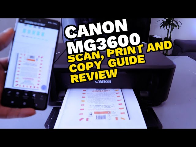 How to Scan To Mobile With Canon Printer, Print and Copy Full Guide
