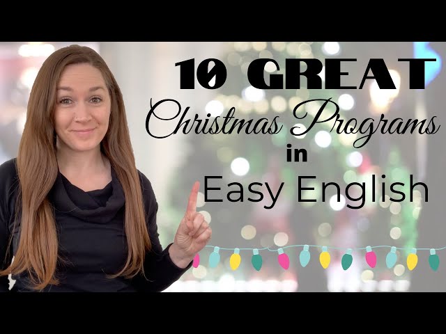 10 Great Christmas Programs in Easy English | Learn English Through Story | Facts about Xmas