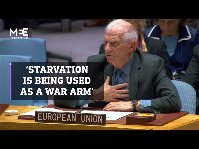 EU’s foreign policy chief said Israel is using starvation as 'war arm' in Gaza