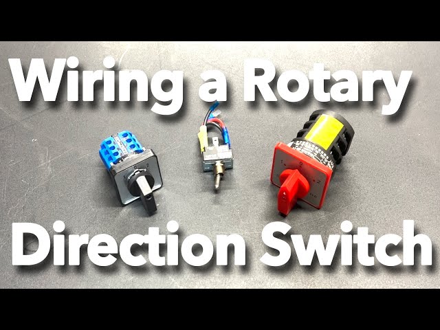 Wiring a Rotary Direction Switch for a Treadmill Motor Conversion