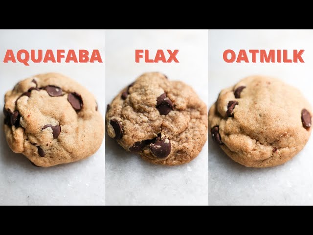 Chef tries 3 Egg Substitutes for Best Vegan Chocolate Chip Cookies