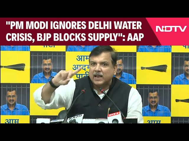 Delhi Water Crisis | "PM Ignoring Delhi's Water Crisis, BJP Blocking Water Supply": Sanjay Singh
