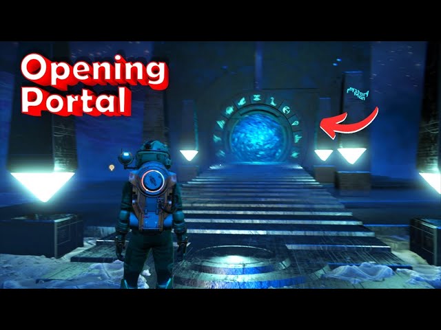 No Mans Sky Opening A Portal | A Leap in the Dark | Hidden Sentinel | How to open Portal
