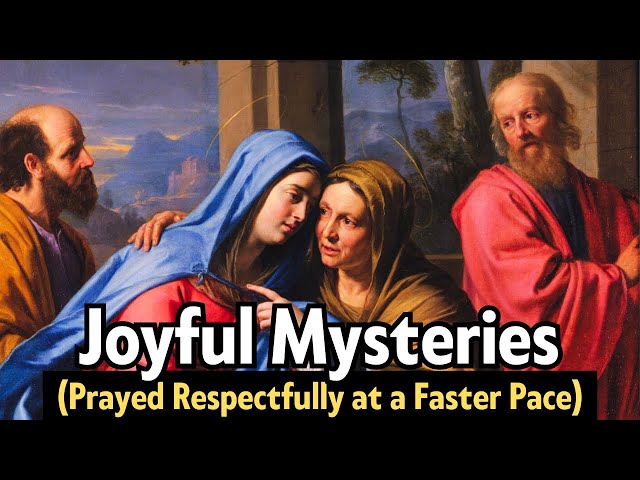 JOYFUL Mysteries | FAST ROSARY - For Those Pressed For Time (Mondays & Saturdays)