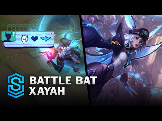 Battle Bat Xayah Skin Spotlight - Pre-Release - PBE Preview - League of Legends
