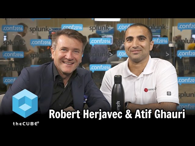 Robert Herjavec & Atif Ghauri, Herjavec Group | Splunk .conf2016