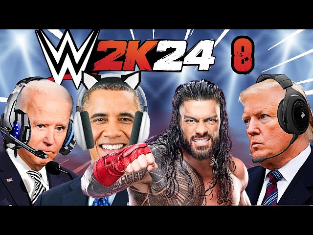 US Presidents Play WWE2k24 - Pt.8
