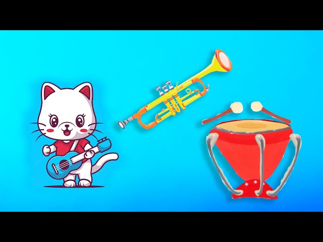 Musical Instruments for Kids 4 – The Little Orchestra | MusicMakers Compilation - From Baby Teacher
