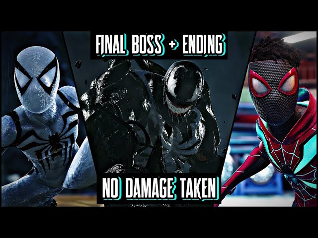 FINAL BOSS: VENOM + ENDING - NO DAMAGE (ULTIMATE DIFFICULTY) | Marvel's Spider-Man 2