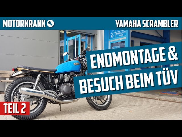 Scrambler Endmontage Teil2 "Erhebliche Mängel" - Yamaha XJ550 (4V8) Scrambler Teil24