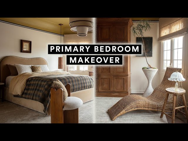 EXTREME BEDROOM MAKEOVER  DIY Striped Ceiling & Furniture Flips! From Start to Finish  @lonefox