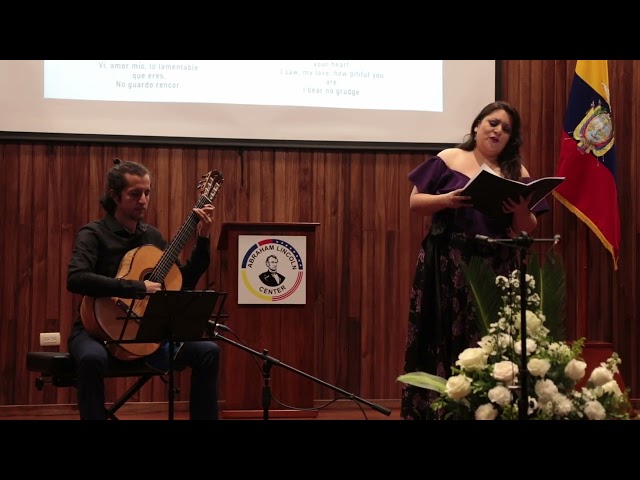 David Vazquez & Vanesa Regalado - ROBERT SCHUMANN - Ich Grolle Nicht -  - Cuenca, Ecuador