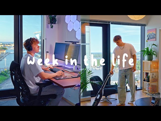 Week In The Life Of a Software Engineer | productive, apartment upgrades, job breakdown
