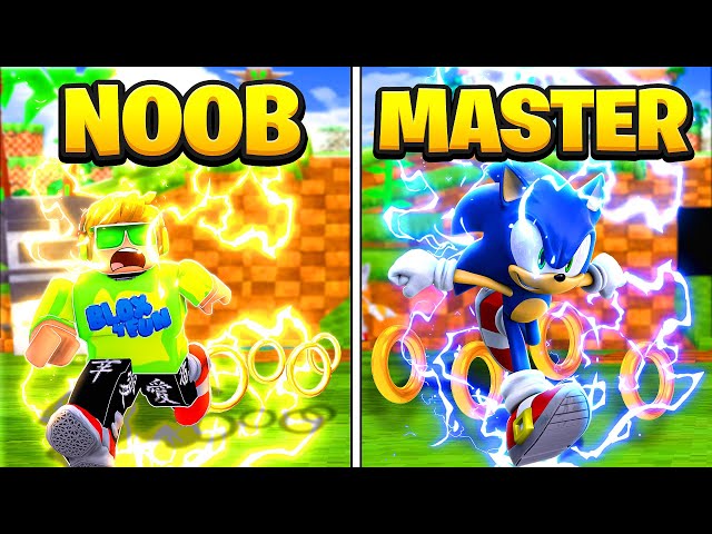 NOOB TO MASTER in ROBLOX SONIC SPEED SIMULATOR