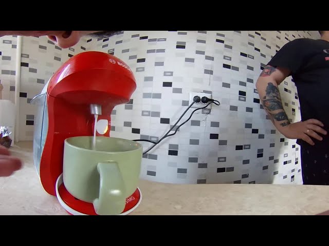 Bosh coffee machine, Ricoh Theta Video