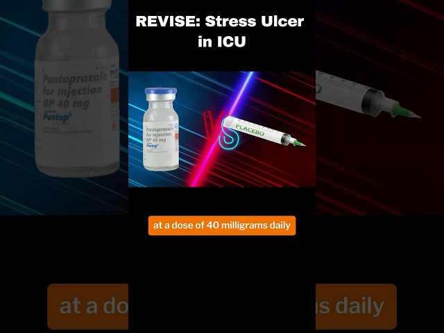 Stress Ulcer in ICU: NEJM #clinical