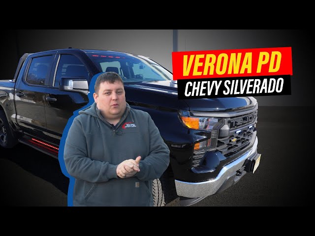 Verona PD | 2023 Chevy Silverado | 10-75 Emergency Vehicles
