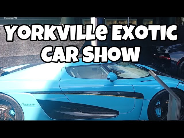 Yorkville Exotic Car Show 2024 (Bugatti Veyron, Koenigsegg Regera, + more)