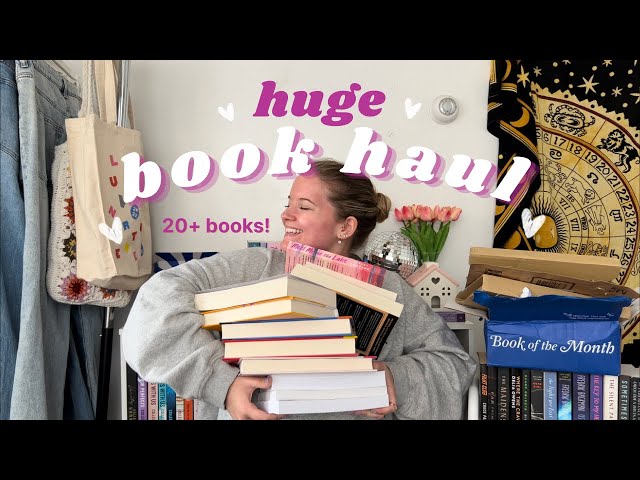 HUGE BOOK HAUL! (20+ books)