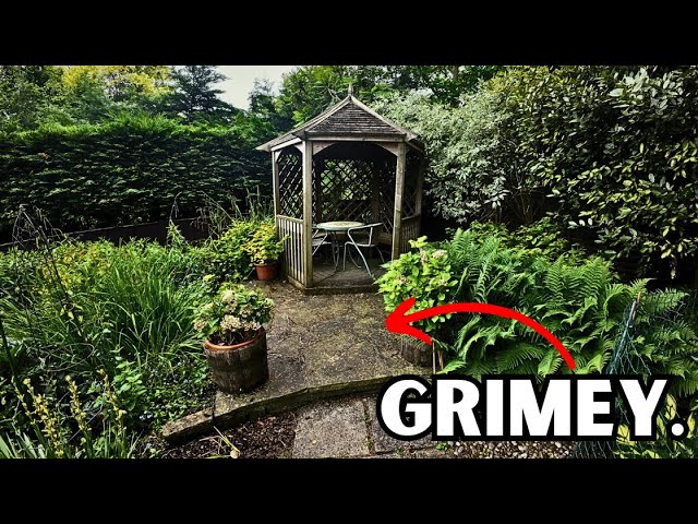 So Much Hidden BEAUTY! Pressure Washing A Wonderful Garden For A Lovely Couple (SATISFYING)