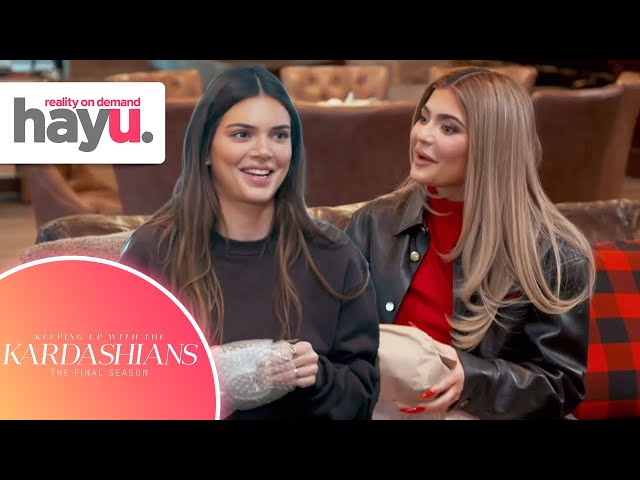 Kendall & Kylie's Secret Santa Gifting | Season 20 | Keeping Up With The Kardashians