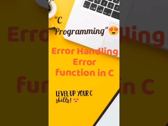 Error Handling in C: Master Error Handling Functions in 40 Seconds! 🚀#best #cprogramming #ytshorts