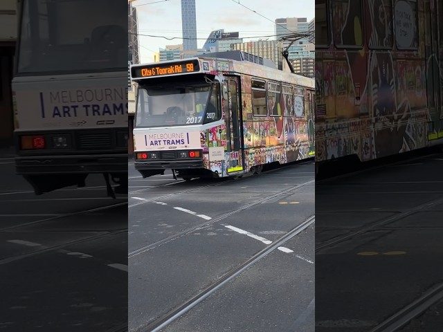 New Melbourne Art Tram B2#2017 #tram #melbourne #viral