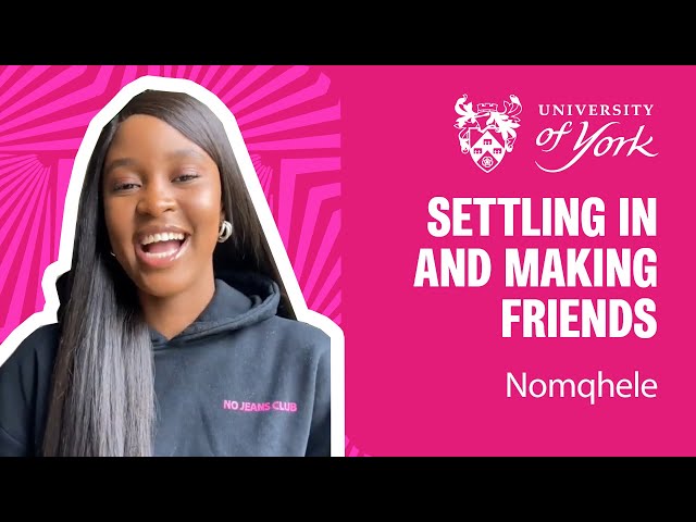 My advice for settling in to uni and making friends